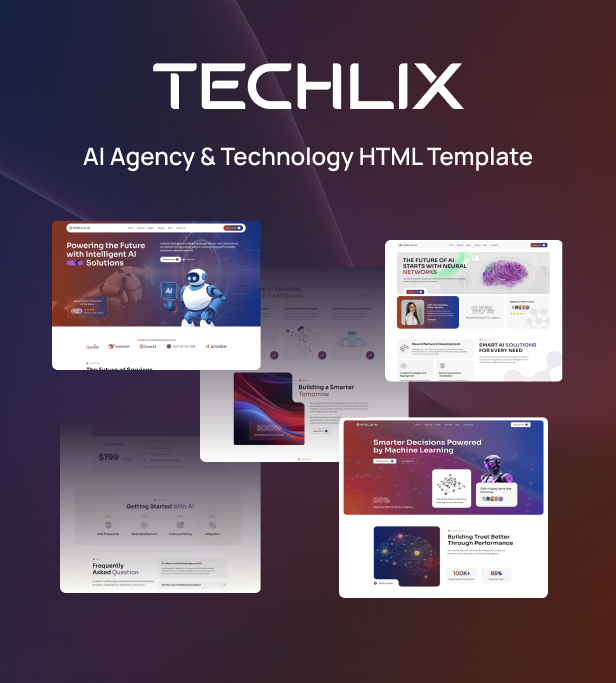 Intellix - AI Agency & Startup HTML Template - 1
