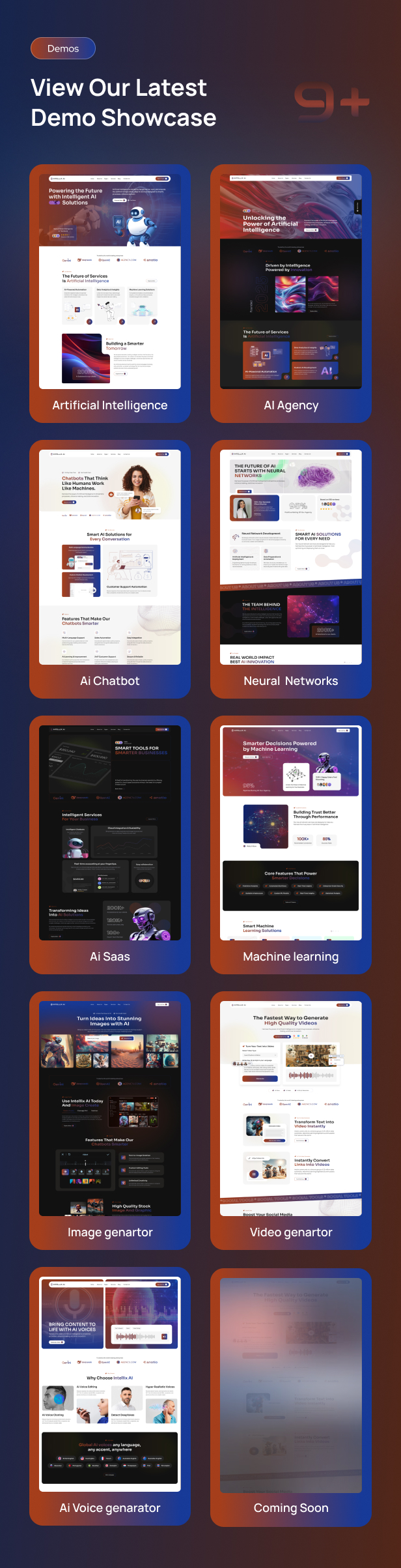 Intellix - AI Agency & Startup HTML Template - 2