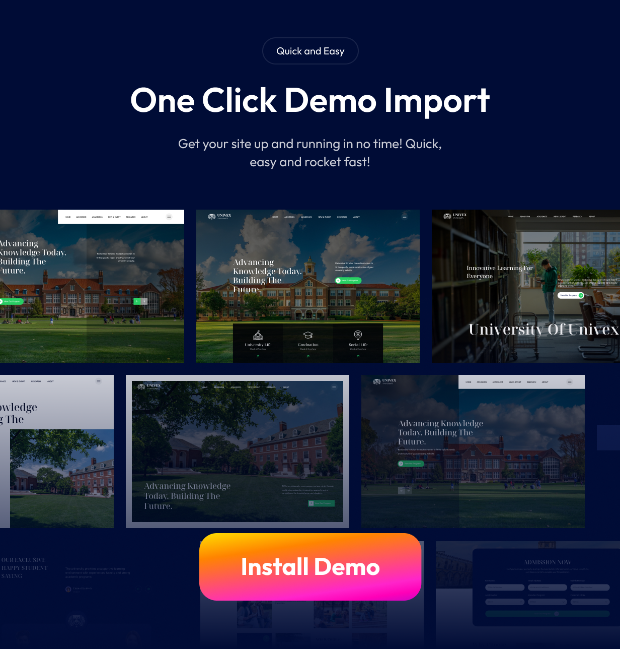 Univex - Universtiy Education WordPress Theme - 4