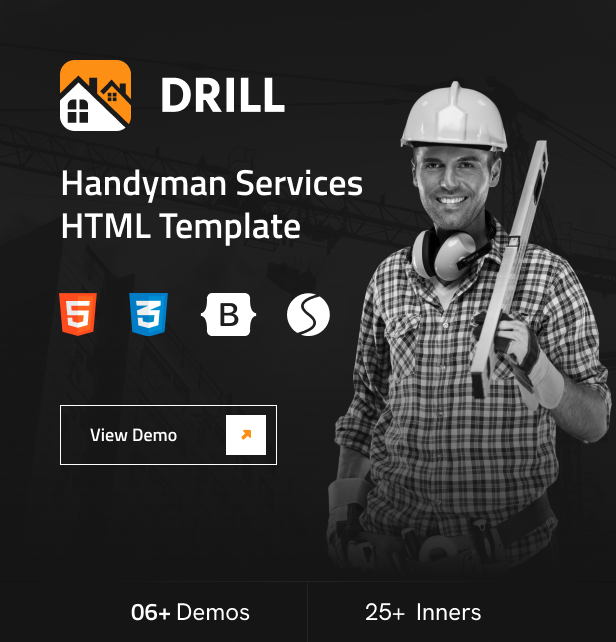 Drill - Handyman & Plumber Services HTML Template