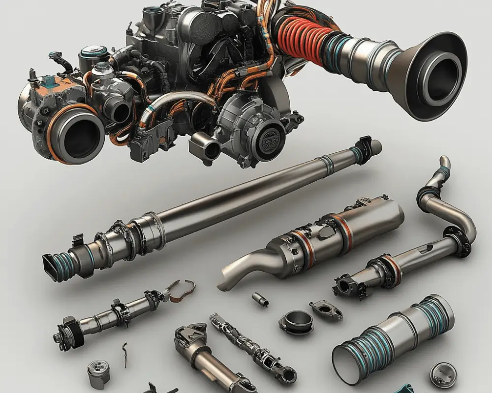 Car Parts Mufflers And Pipes