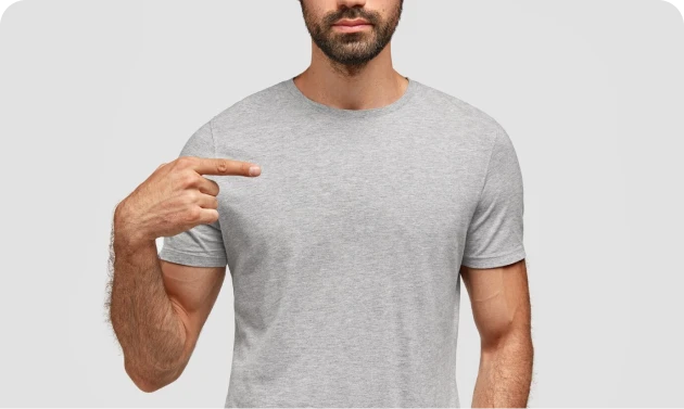 Bearded guy t shirt