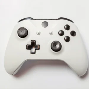 White joystick gamepad
