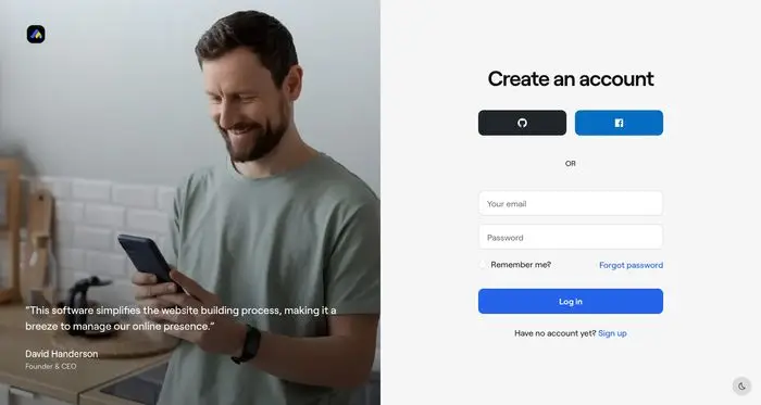 Sign up