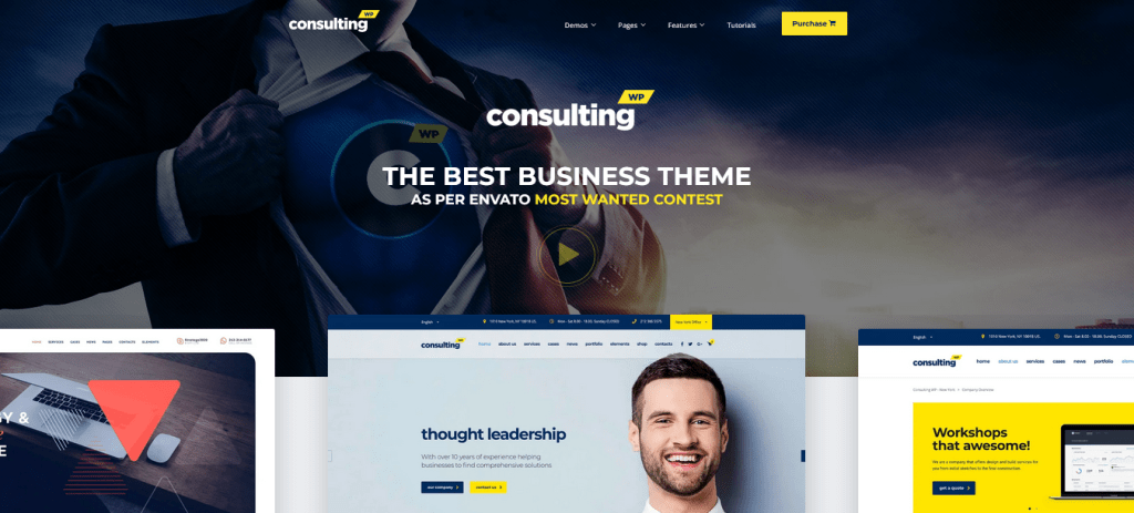 Consulting - Business, Finance WordPress Theme 