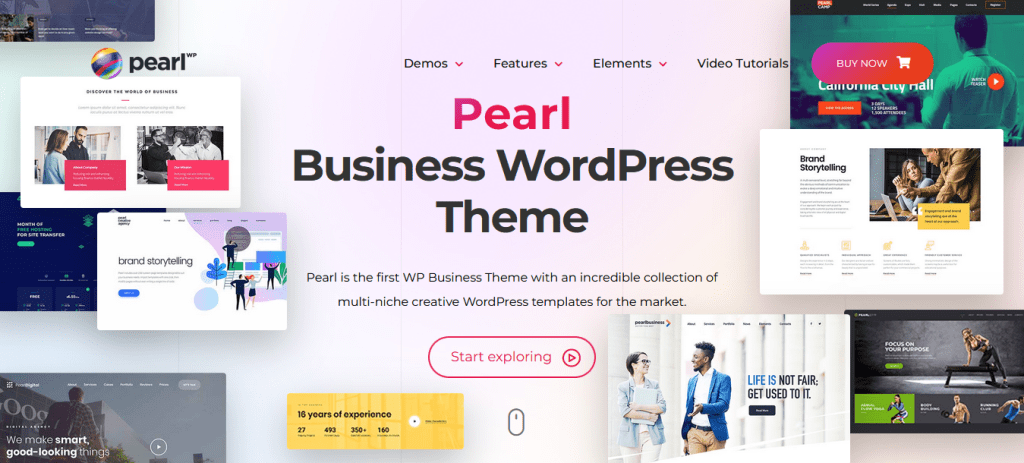 Pearl - Corporate Business WordPress Theme