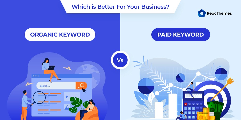 Organic keywords vs paid keywords