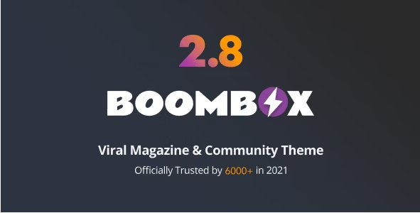 Best Viral Magazine WordPress Themes- Boombox