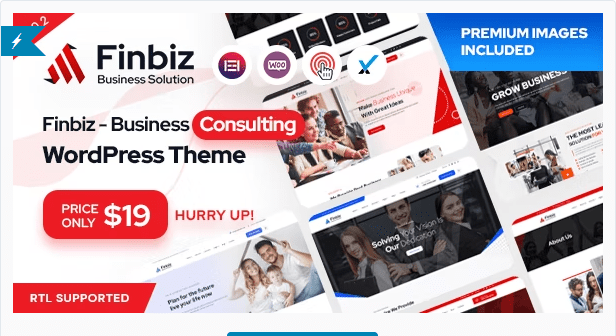 best consulting business WordPress themes- finbiz