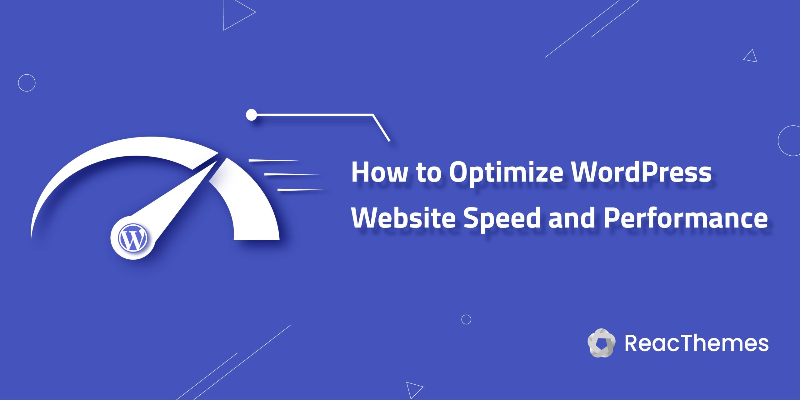How to Optimize WordPress Website Speed and Performance - Reacthemes