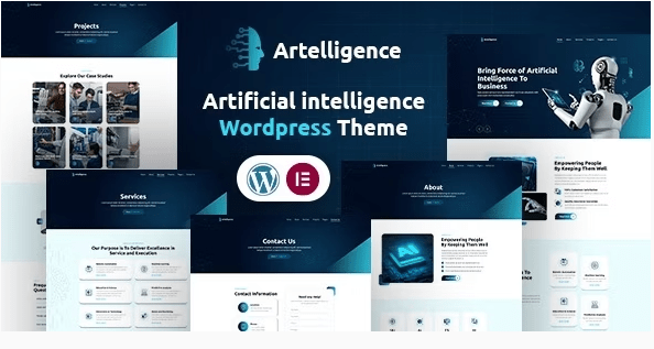 Best AI WordPress Themes- Artelligence