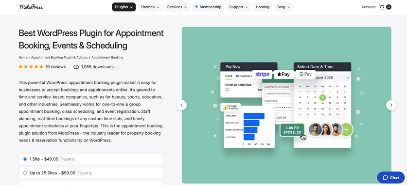 WordPress Appointment Booking Plugins