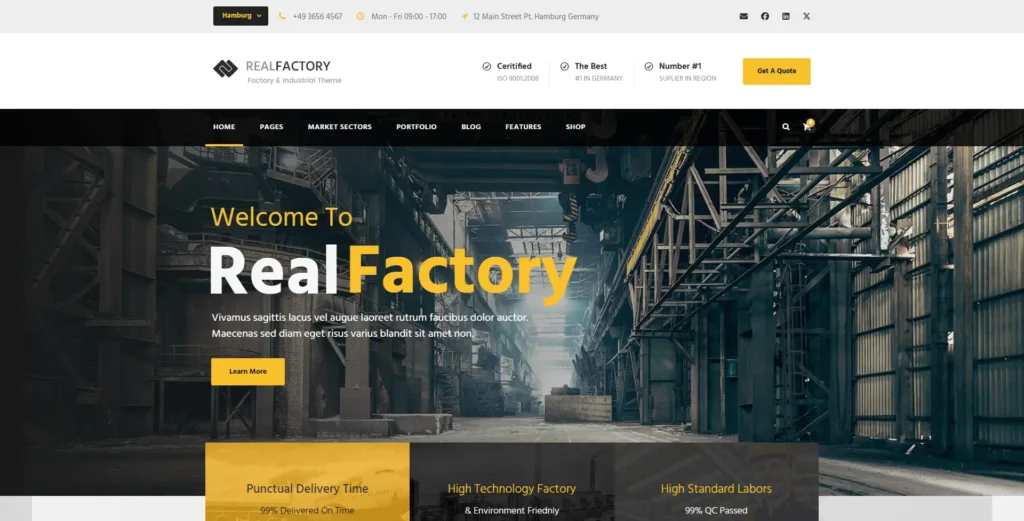 Real Factory Construction
